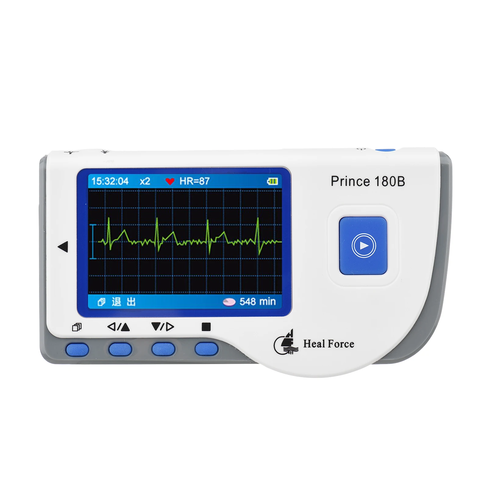 pc Heal Force PC-180B1 Portable ECG Monitor Handheld LCD Heart Rate Tracker Home EKG Monitoring Device with USB Cable | Красота и