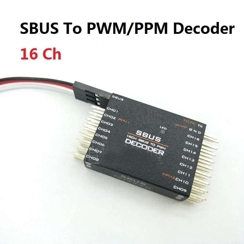 Details about   JMT DIY SBUS to 16 Channel PWM Converter SBUS TO PWM/PPM DECODER Two Way ppm 