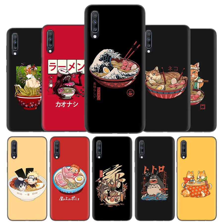 

Silicone Case Cover For Samsung Galaxy A50 A80 A70 A40 A30 A20 A20e A10 A9 A8 A7 A6 Plus 2018 Note 10 9 8 Great Ramen Wave Japan
