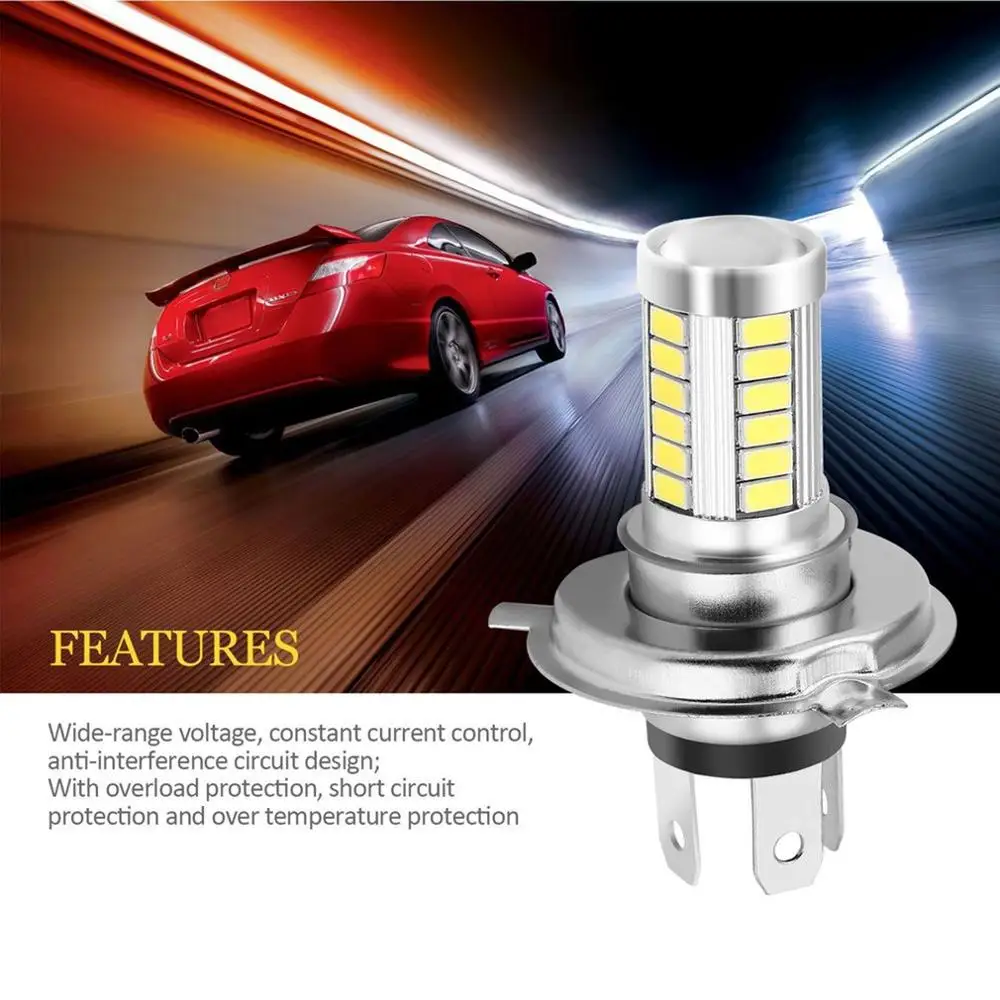 

LED Light Bulb 33SMD 5630 Headlamp Lamp emely Bright Light Bulbs 33 LEDs 12V 800lm Daytime Traffic Lights Driving Fog Lights