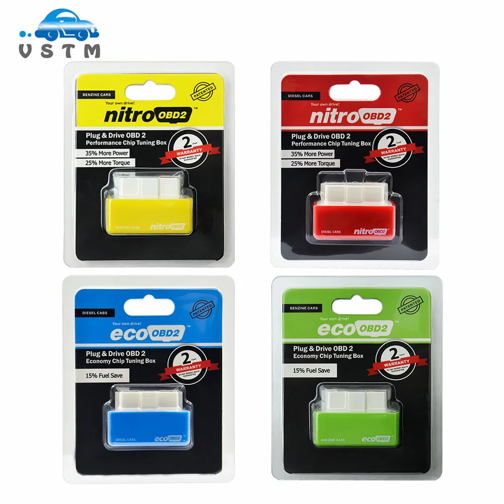 15% экономия топлива Nitro ECO OBD2 чип тюнинг коробка с большей мощностью крутящий