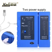 xintylink Network rj45 tester micro usb cable two power supply wire tool RJ11 rj12 8p 6p line telephone ethernet serial test 1