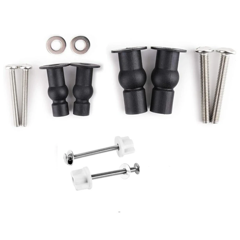 Universal Toilet Seats Screw Include Top Fix Nuts Screws Bottom Mount Anchor Nut Hinges Replacement Parts | Дом и сад