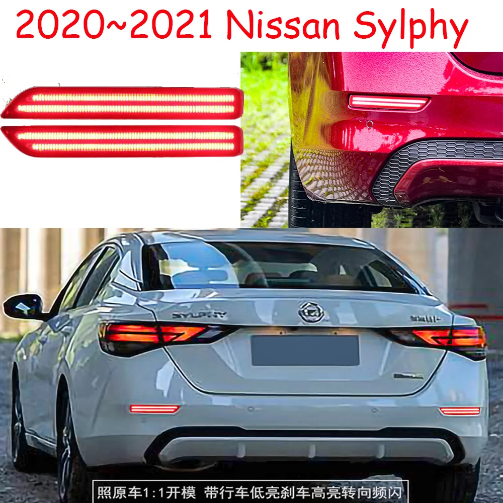 

car bumper tail light for Nisan Sylphy taillight 2020~2021y sentra LED car accessories Taillamp for Sylphy rear light fog