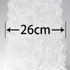 (3 meters/lot) 26cm White eyelash lace fabric Decoration Love Wedding dress accessories ► Photo 3/6