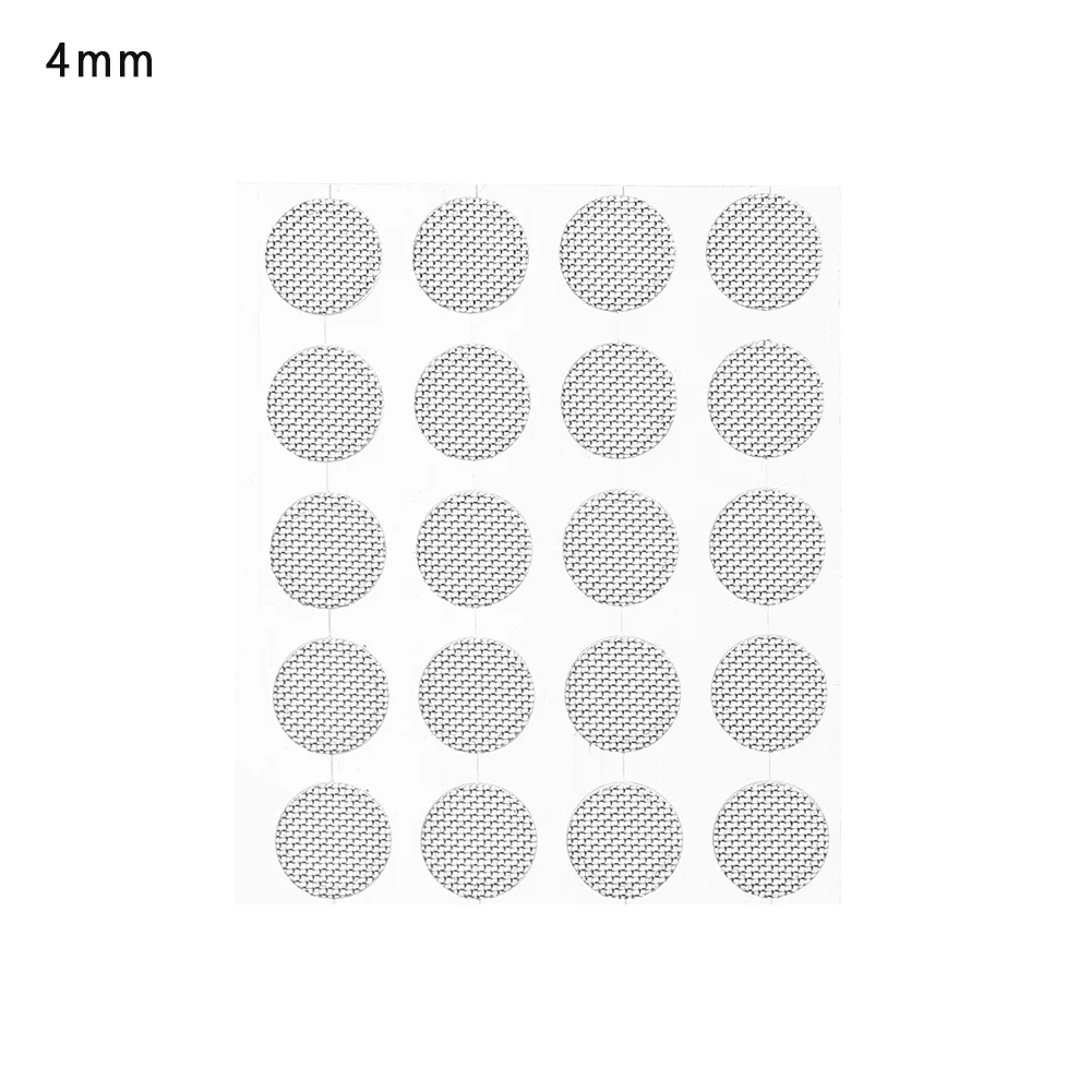 4mm 20 штук, профессиональные наушники, Пылезащитная сетевая оболочка, стальной сетчатый фильтр, экран 4 мм, 4,2 мм, 4,7 мм, 5 мм, аксессуары для наушников - Цвет: 4mm