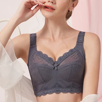 

Women's No Wire Full Coverage Soft Cups Minimizer Bra 34 36 38 40 42 B C D E F G