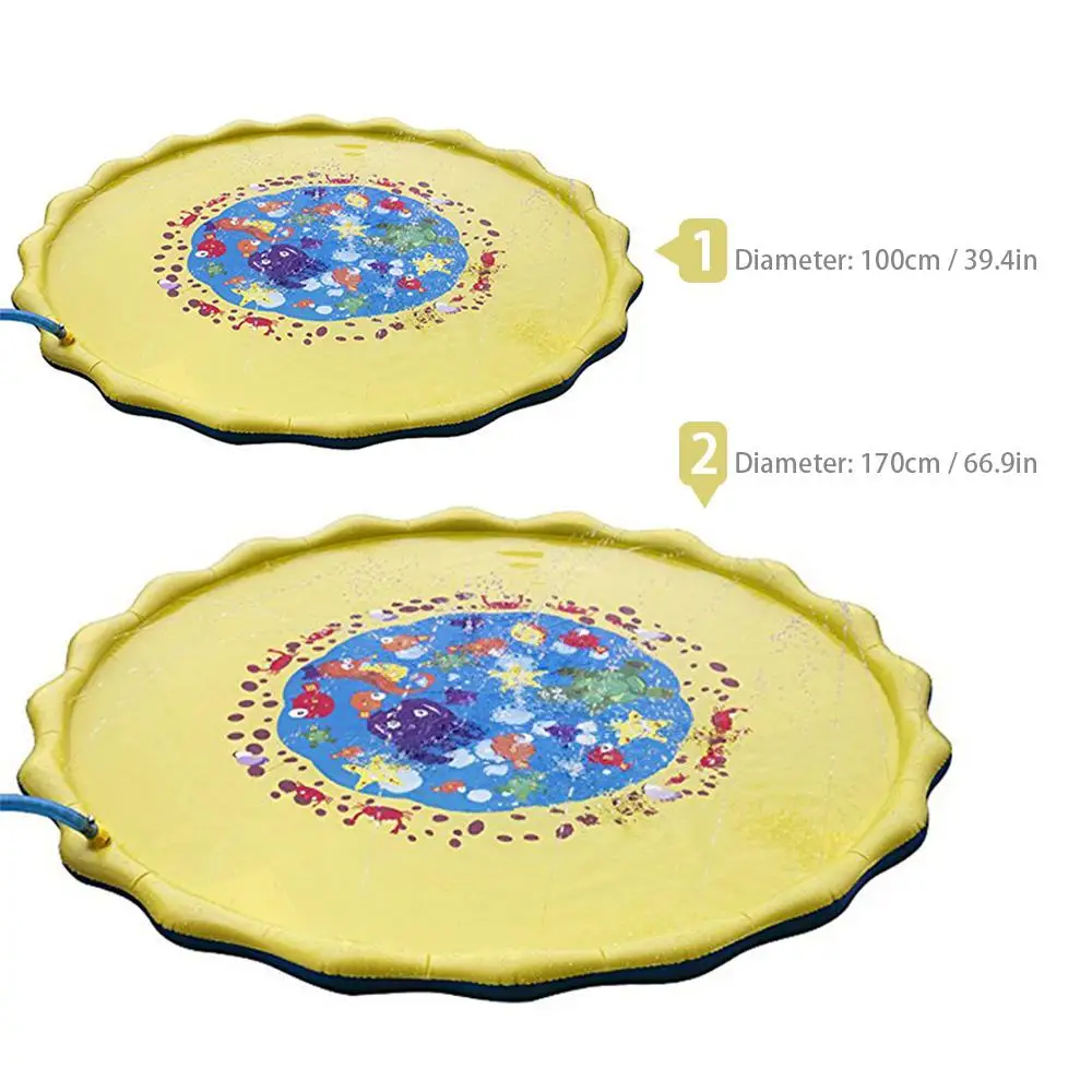 Наружный надувной разбрызгиватель, коврик для газона, пляжа, брызг воды, детский коврик, детские игрушки для пола