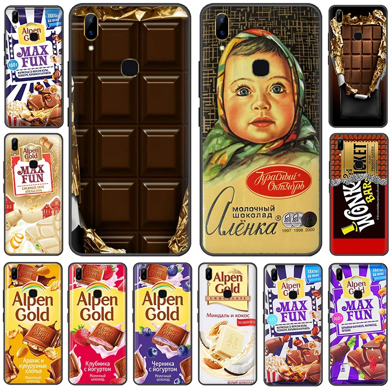 Панель alenka с изображением шоколада wonka силиконовый чехол для телефона VIVO Y53 Y55 Y81 V5