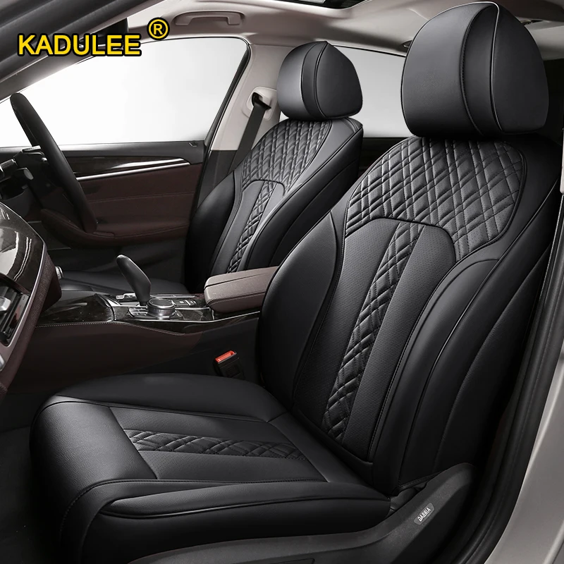 KADULEE Custom Leather car seat cover For NISSAN Patrol Sunny QUEST Terra Navara NV200 Paladin KICKS MAXIMA Murano LANNIA auto