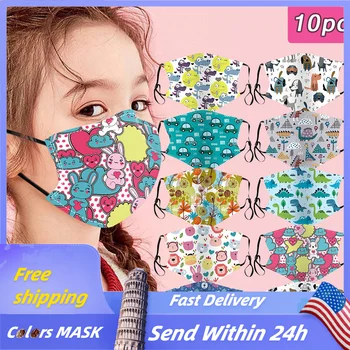 

10pcs Reusable Dustproof Mask Children Windproof Cotton Mouth Face Mask Washable Reusable Outdoor Facemask Mascarillas In Stock