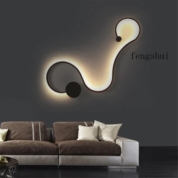 

NordicLED Wall Lamps White Black for Living Room Bedside Bedroom Interior Decor Aisle Wall Light Lighting Corridor Hotel Lustre
