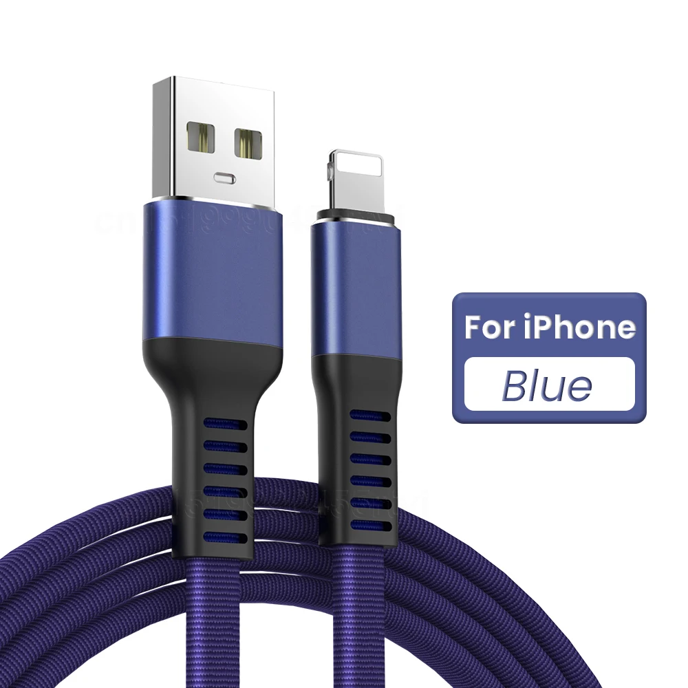 iphone charger adapter Flat USB Charging Cable for iPhone 13 12 11 Pro Max XS XR X 5 5S 6 6S 7 8 Plus iPad 2A Fast Charging USB Data Cable 0.3/1/1.5/2M android phone charger Cables