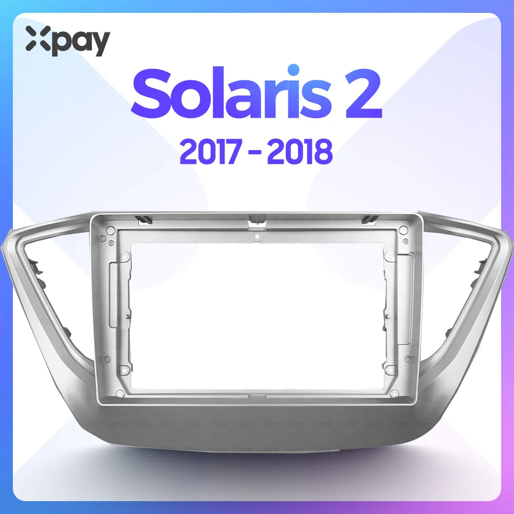 XPAY 9-дюймовый 2din автомобильный Радио приборная панель для Hyundai Solaris 2 2017-2018 Gps