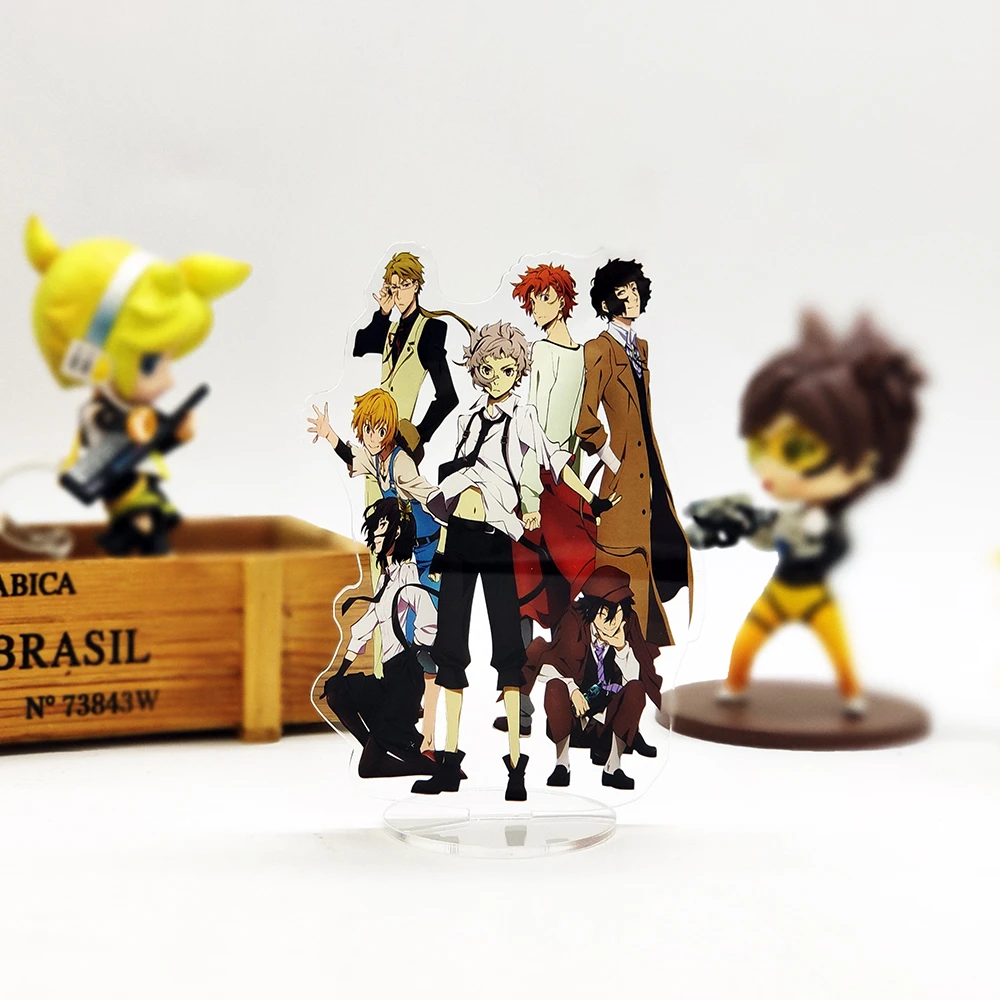 Bungo Support En Acrylique Pour Gateau Figurine Du Groupe Dazai Atsushi Ranpo Hf Aliexpress