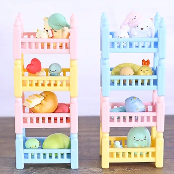 

Sumikko Gurashi Good Night Bed Mini PVC Figures Q Version Dolls Juguete Toys 8pcs/set