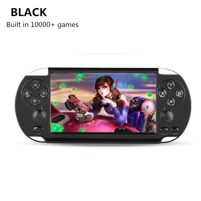 Hot Sale X9S Video Game Console 5.1 Inch HD Screen Double joystick Built in 10000 Games Multimedia Retro Handheld Game player 