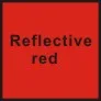 2 фото/упаковка 180 мм X 25 мм велосипедная рамка наклейка s велоспорт наклейки светоотражающие декоративные наклейки DH без Фоновые наклейки стикер - Цвет: Reflective Red