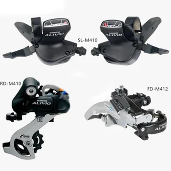 

Shimano ALIVIO M410 Mountain Bike Variable Speed Drive Set Derailleur Switch XT DEORE 3X8 24Speed Bicycle Parts Transmission Kit