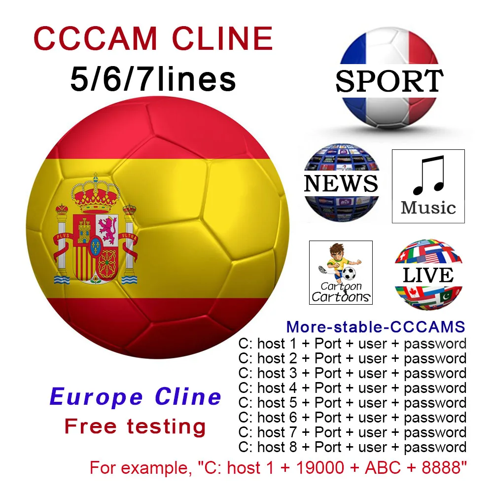 

Dealer Control Panel Best Stable 5/6/7 Line Cccams Spain Germany Europe