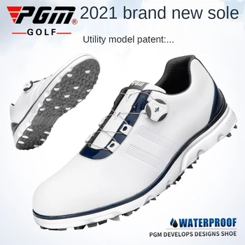 golf shoes men male sport sneakers super waterproof Anti-slip shoe without spikes light 2021 1