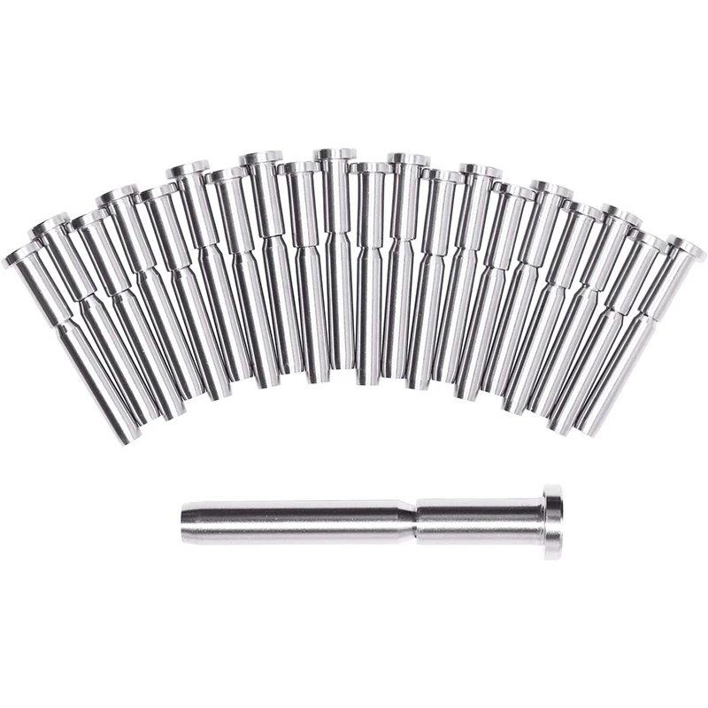 

20 Pack Invisible Receiver and Swage Stud End for 3/16 Inch Cable Railing Deck Stair Threaded End Fitting for Wood & Metal Post