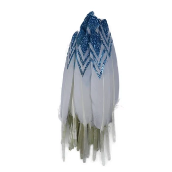 

100pcs party carnival goose feather decoration natural goose feather dyeing 10-20cm plumes craft accessories wholesale
