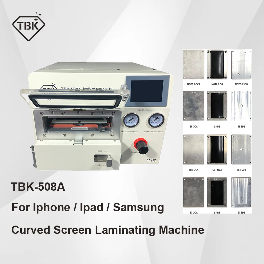 2019 TBK 508A изогнутый ЖК экран вакуумный ламинатор для Samsung iPhone iPad S9 + Edge LCD OCA ремонт