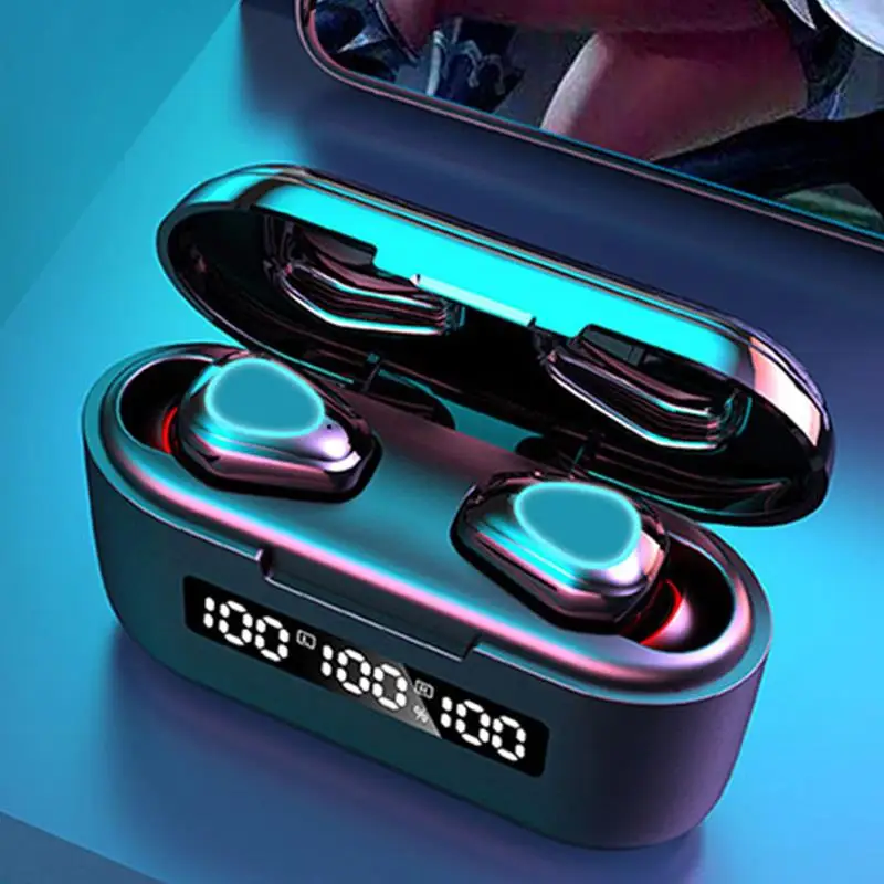 TWS Bluetooth 5 1 Wireless Headphone Digital LED Display In ear Sport Earphones Music Stereo Headset Noise Reduction