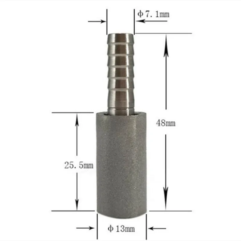 Stainless Steel Aeration Stone, Oxygenation Carbonating Stone 0.5