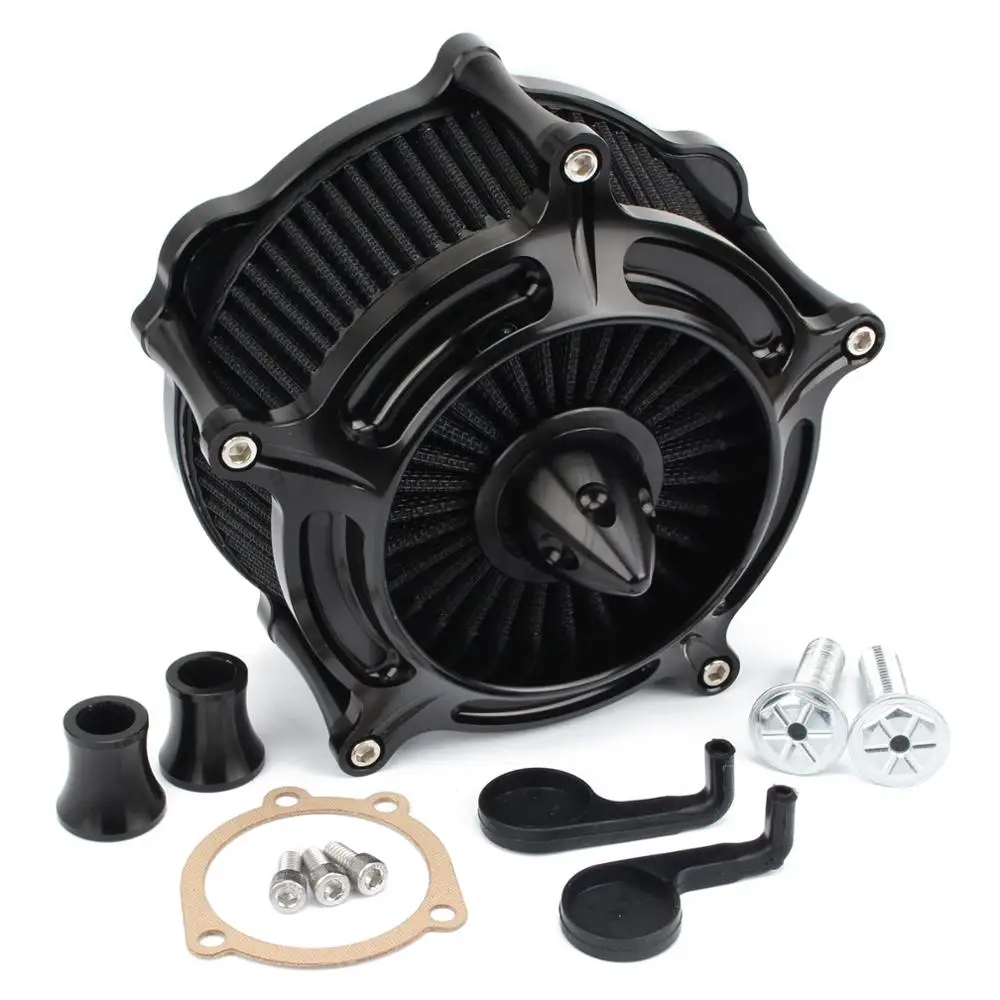 Air Filter Turbine Spike Air Cleaner Filter Intake System Cnc For