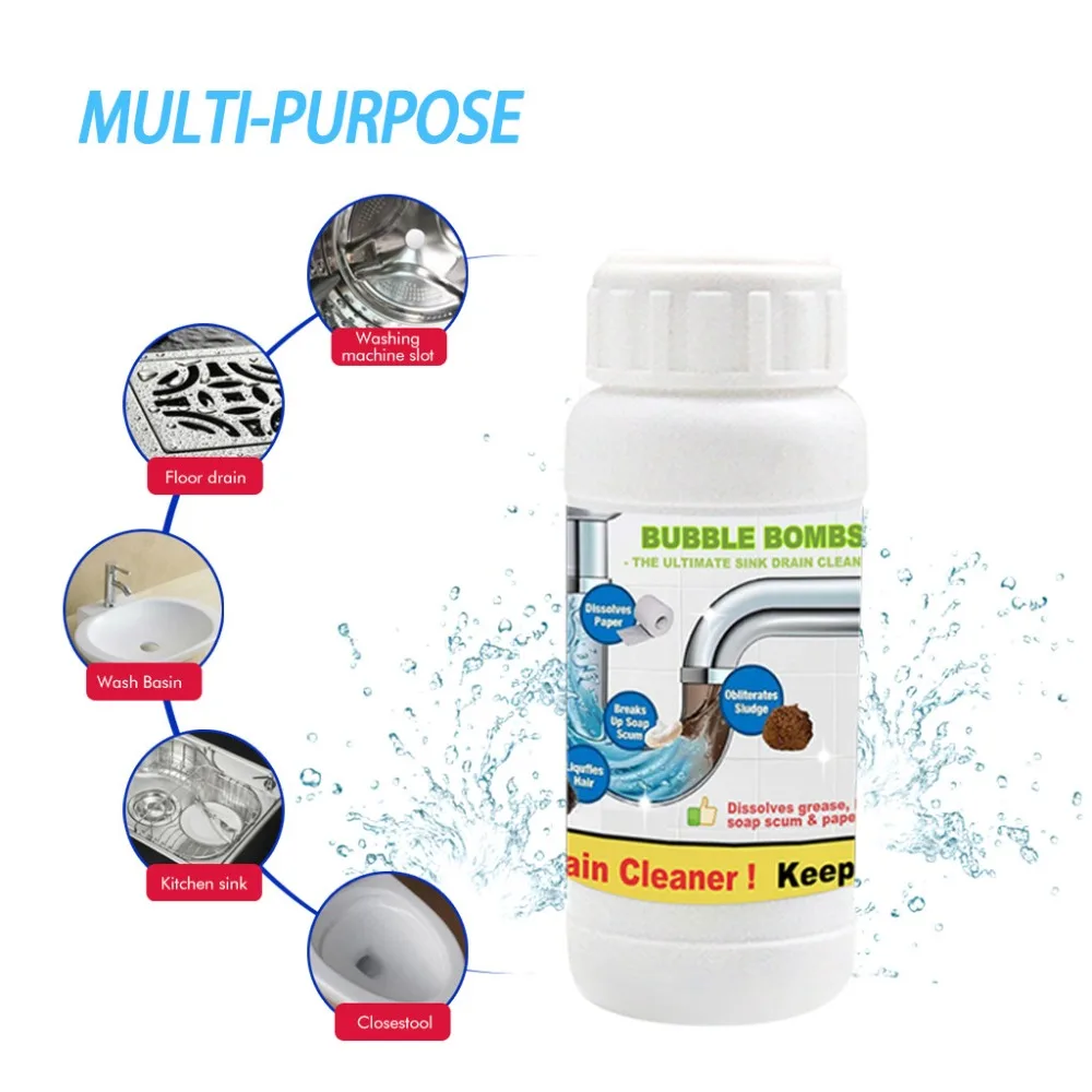   Quick Foaming Toilet Cleaner Magic Bubble Bombs Quality 1 Bottle 100g (1)