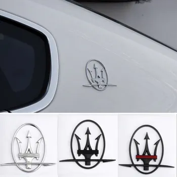 

Car Sticker Styling Decals Fender Side Rear Window Emblem Badge for Maserati Logo Levante Quattroporte Ghibli Gran Turismo GC GT