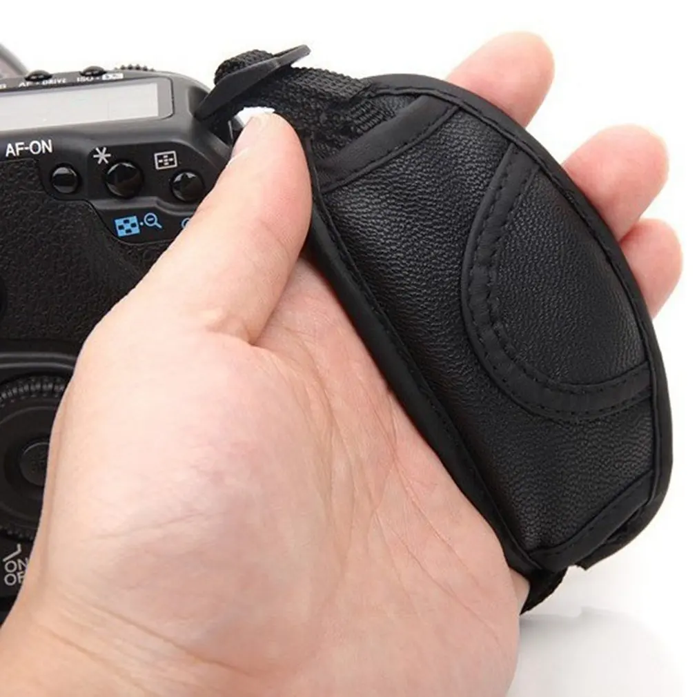 Овальная камера кожаная рукоятка III ремешок для Canon Nikon DSLR SLR камеры