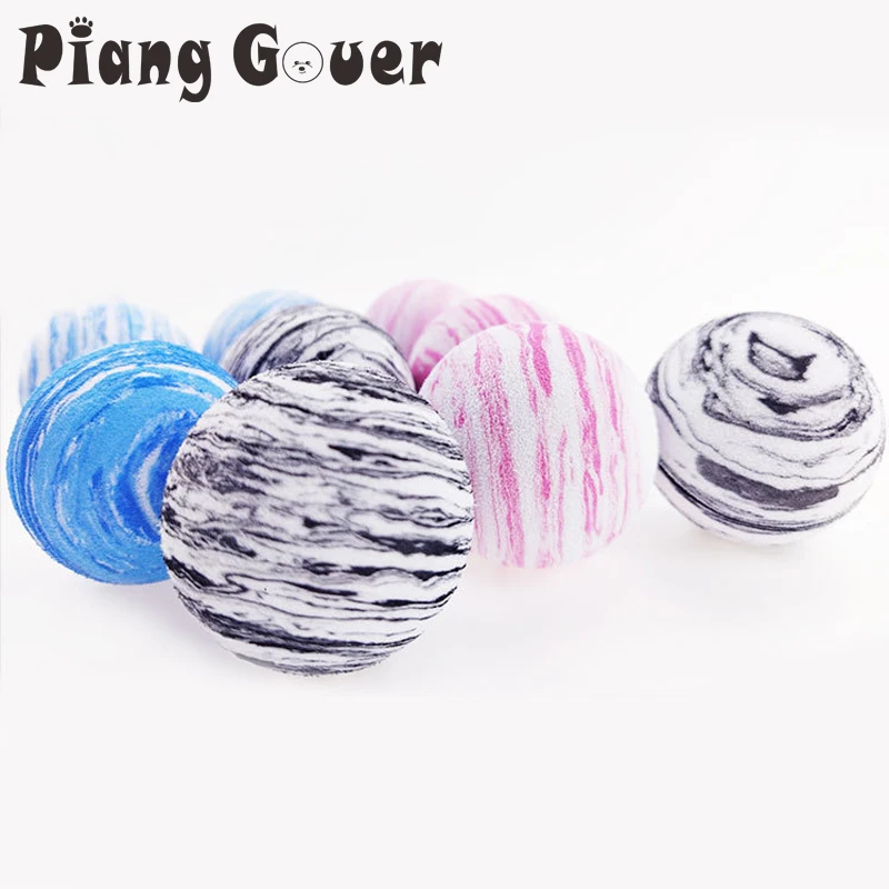 

10Pcs/lot Colorful Ball Pet Toy EVA Planet Texture Pet Balls Cat Toys