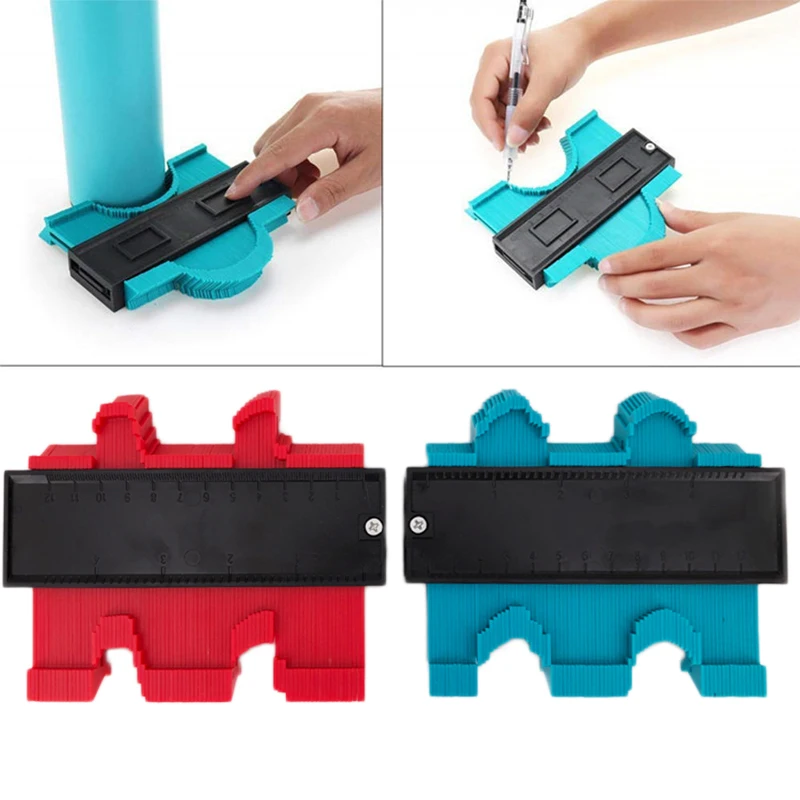  5 Inch Shape Contour Duplicator Standard Profile Outline Gauges Tiling Laminate Tiles Shaping Tool 