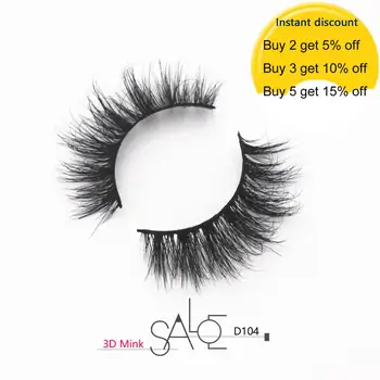 

3D Lashes Mink False Eyelashes Collection Upper Lashes Natural Long Eyelashes Lightweight Mink Lashes Fluffy Eyelash Makeup D104