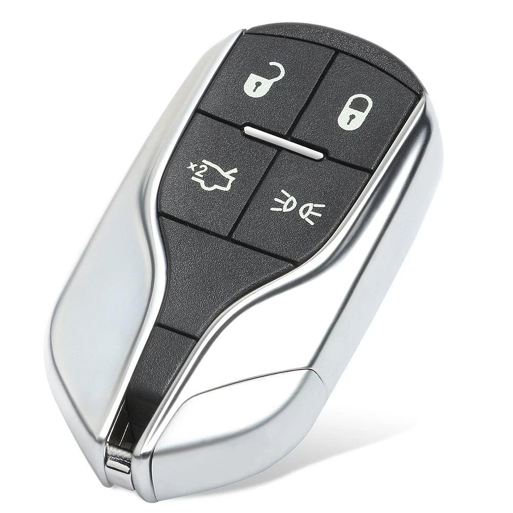 KEYECU дистанционный смарт ключ брелок 4Button ASK 433 мгц ID46 чип для Maserati Quattroporte ghilii 2012 2013