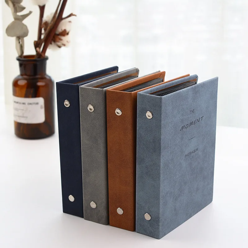 Photo Film Album 64 Pockets 3 Inch Photo Paper Book PU Leather Cover for Fujifilm Instax Mini 11 9 8 7s 90 70 LiPlay Camera Film