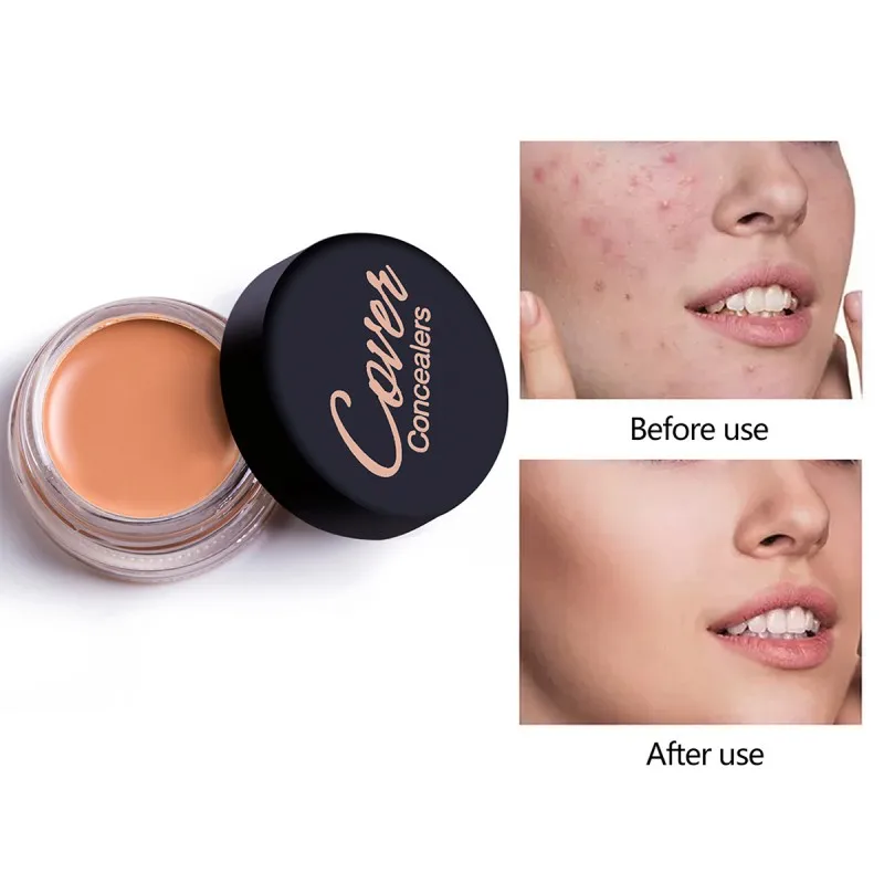 4g Base Concealer Cream Face Cover Blemish Hide Dark Spot Blemish Eye Lip Makeup Liquid Cosmetic Concealer Cream