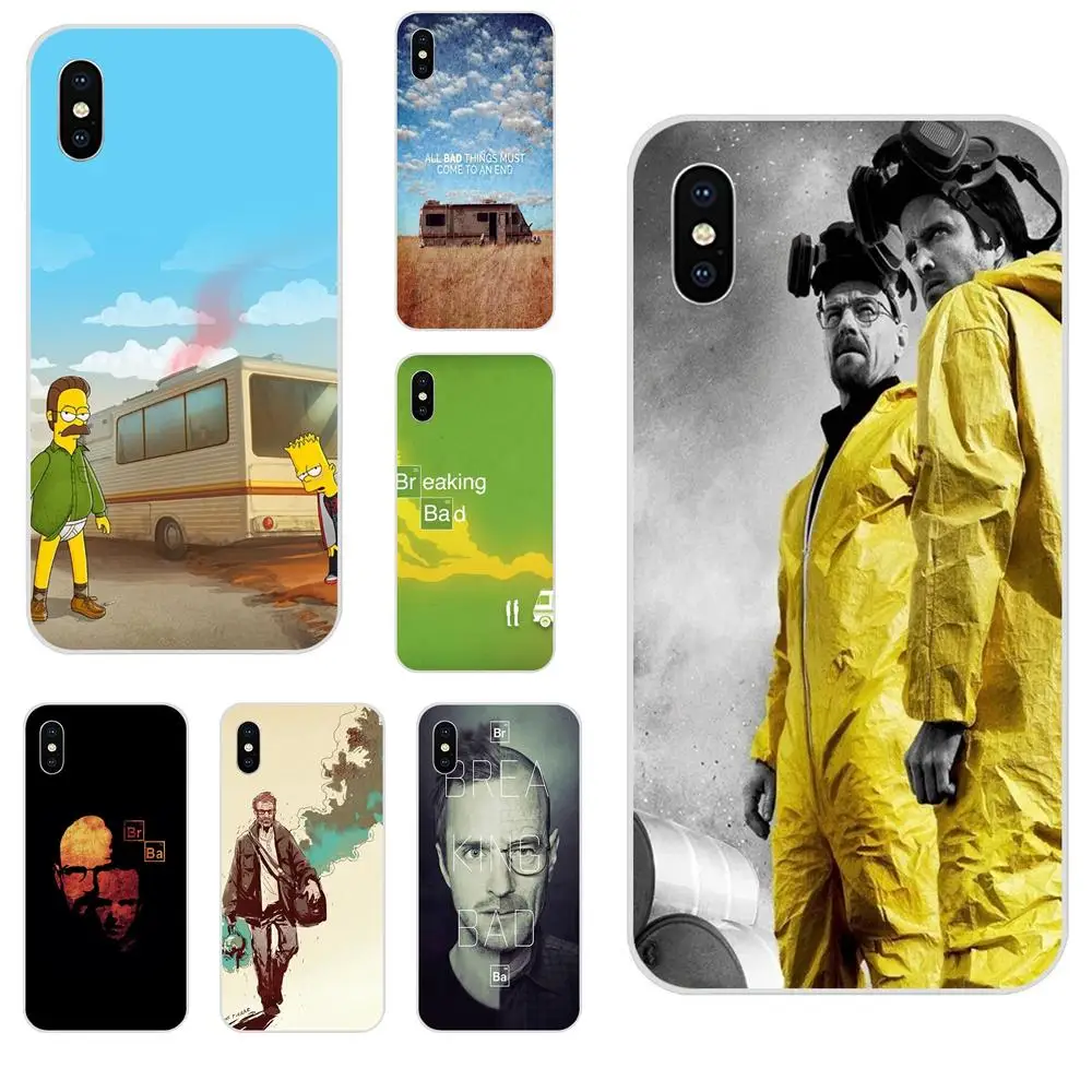 For Xiaomi Redmi Note 2 3 3S 4 4A 4X 5 5A 6 6A Pro Plus Custom Pattern Transparent Soft Shell Breaking Bad Film | Мобильные телефоны