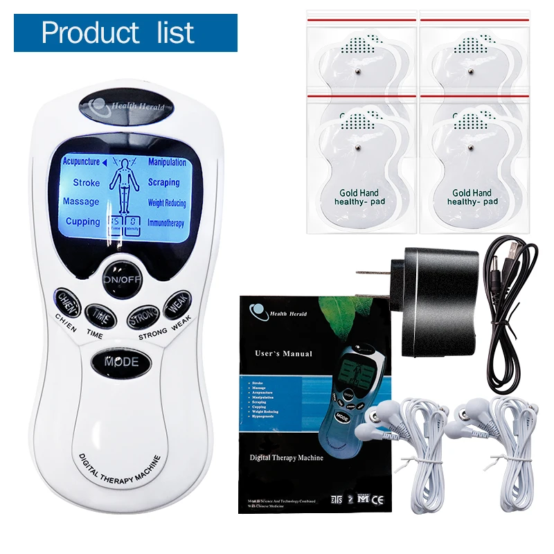 Tens Ems Device Meridian Physiotherapy Pulse Tens Abdominal Chest Prostate  Acupoint Micro Current Ems Massager Relieve Pain - Relaxation Treatments -  AliExpress