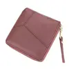Square Small Women Wallet Pu Leather Female Purse 2024 Brand Designer Lady Wallet Short Girl Purse Zipper Card Holders 2