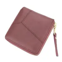 Square Small Women Wallet Pu Leather Female Purse 2024 Brand Designer Lady Wallet Short Girl Purse Zipper Card Holders 2