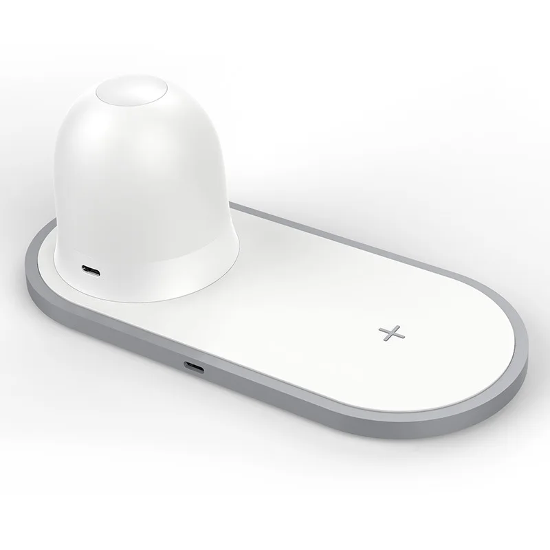 Беспроводное зарядное устройство с функцией ночного освещения для iPhone11 airpods2 pro