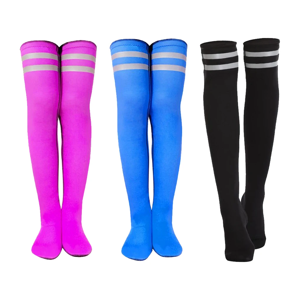Diving Socks 2mm Neoprene Water Fins High Socks Extra Long Snorkeling Wetsuit Booties Surfing Swimming Beach Water Wetsuit 