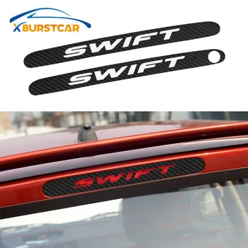 

For Suzuki Swift Additional Brake Light Sticker Styling Carbon Fiber Brake Light Sticker Car Decorative Cover Car Accessories