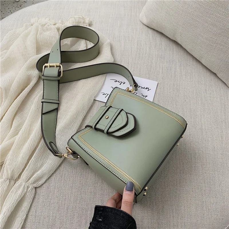 

Summer Large-Volume INS Super Fire Bag Women's 2020 New Style Fashion Korean-style Versatile Shoulder-Style Bucket Bag