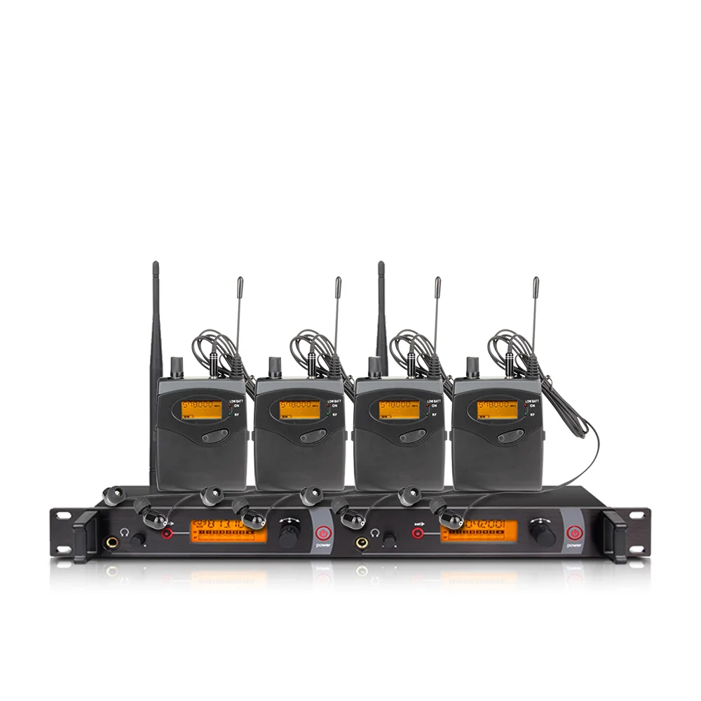 Ohr überwachung wireless system mit 4 empfänger EM2050 bühne monitor ear monitoring system 2 ear monitoring system Ohr überwachung wireless system mit 4 empfänger EM2050 bühne monitor ear monitoring system 2 ear monitoring system