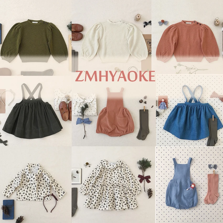 Пятно ZMHYAOKE-SP осеннее платье для маленьких девочек красивое платье принцессы на День Благодарения рождественское платье Детские платья для девочек